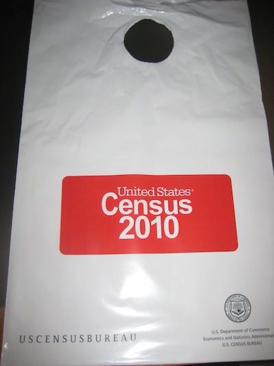 2010 Census bag