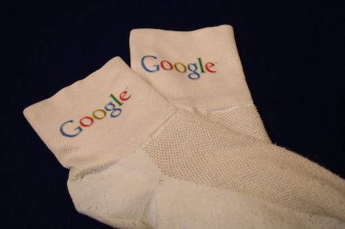 Google bike socks