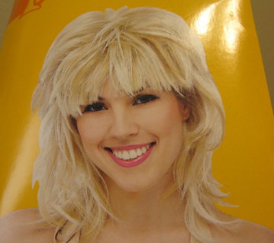 blonde wig