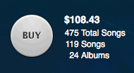$108.43 | 475 Total Songs | 119 Songs | 24 Albums