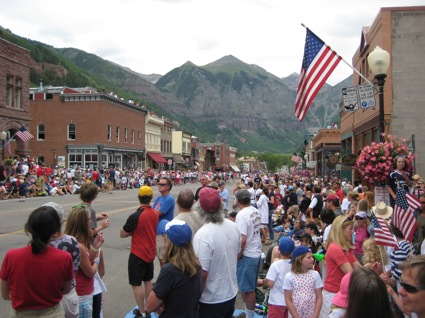 crowded sidewalks