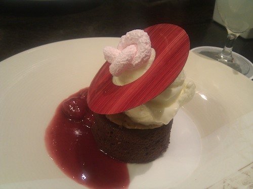 fancy lava cake