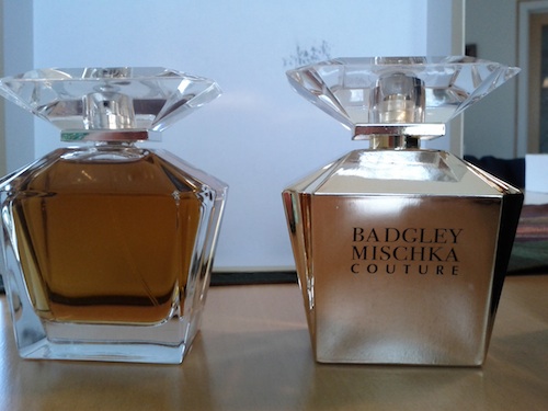 Badgley Mischka perfume bottles