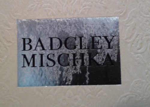 Badgley Mischka smeared logo
