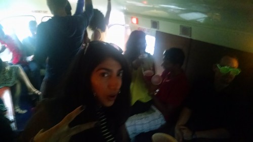 party in the bus