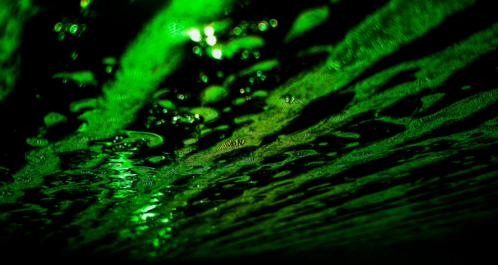 green bubbles