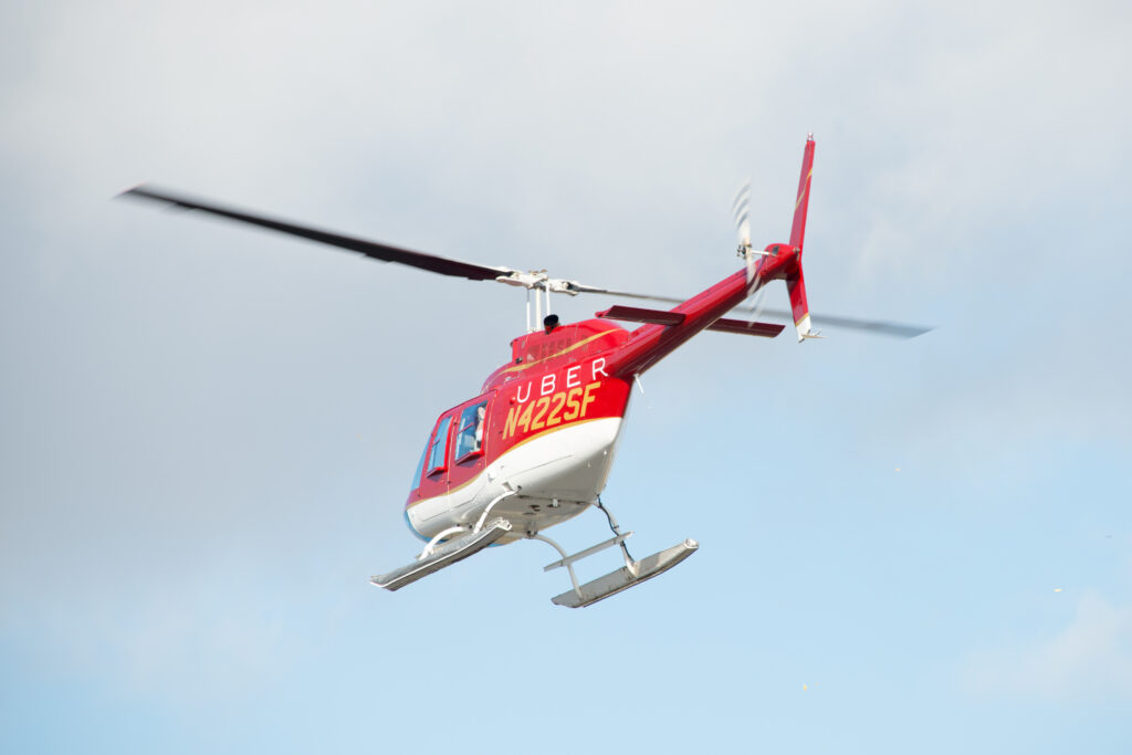 Uber helicopter